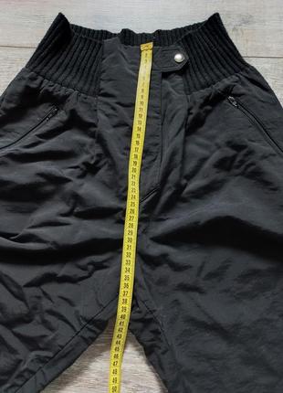 Брюки карго теплые высокая посадка6 фото