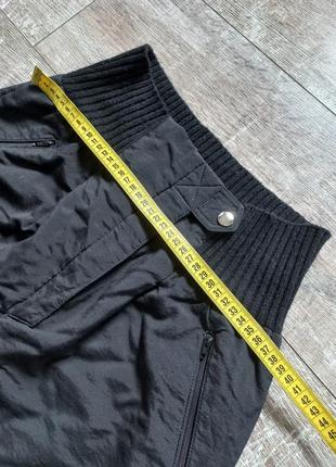 Брюки карго теплые высокая посадка10 фото