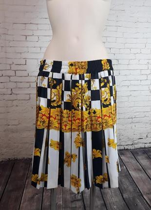 Юбка плиссе с богемным принтом 2