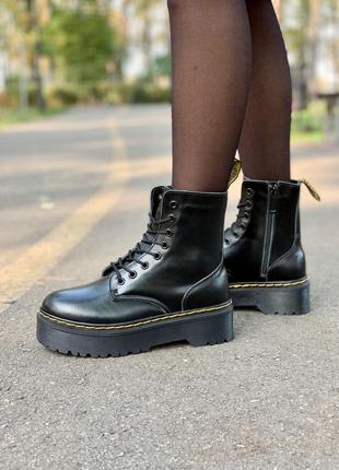 Dr. martens jadon женские ботинки с мехом зимние7 фото