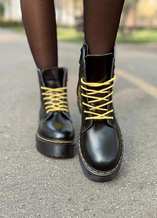 Dr. martens jadon женские ботинки с мехом зимние8 фото