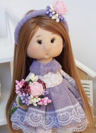 Интерьерная кукла тильда, тыквоголовка2 фото