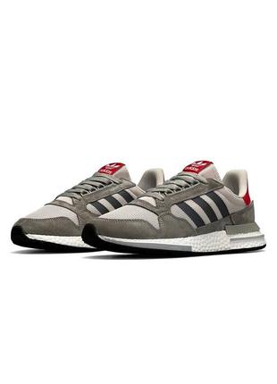 Чоловічі кросівки adidas originals zx 500 commonwealht gray1 фото