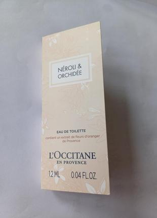 L'occitane туалетная вода нероли орхидея 1.2 мл