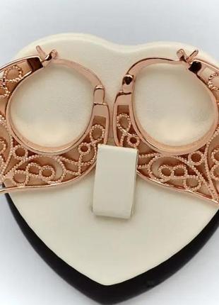 Серьги (медицинское золото)