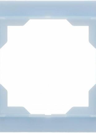 Рамка 1 пост abb neo синий лёд (3901m-a00110 41)1 фото