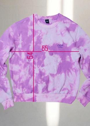 Розовый тай дай (tie-dye) свитшот/худи/лонгслив/кофта4 фото