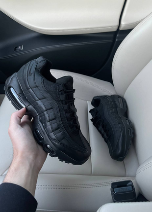 Nike air max 95 black4 фото