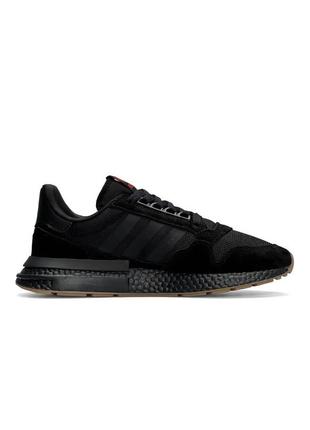 Мужские кроссовки adidas originals zx 500 black4 фото