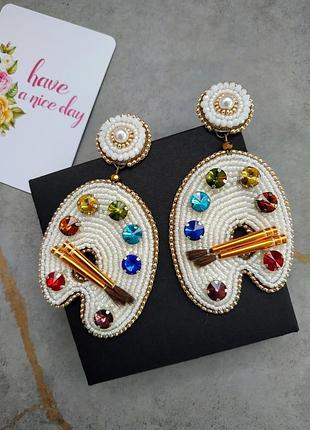 Серьги палитры