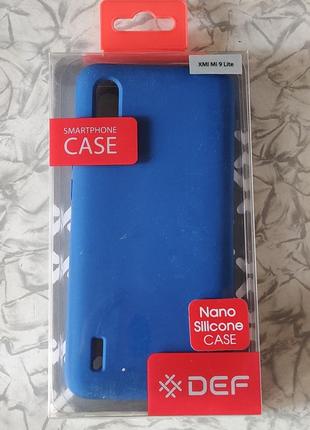 Чохол def xiaomi mi 9 lite nano silicone case blue