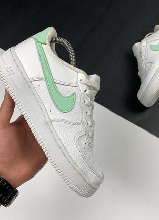 Кросівки nike air force 1 (gs) white mint original 36.5р