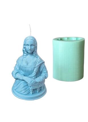 Силіконовий молд форма для свічок і мила мона ліза