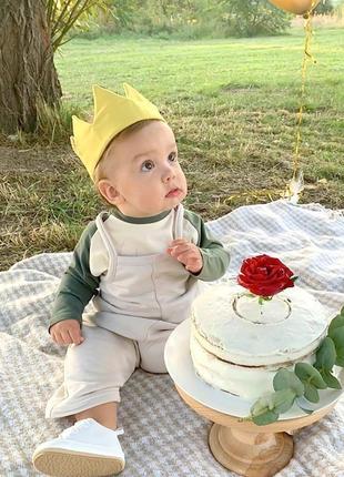 Корона на день народження. пов'язка на голову, на дитяче свято.1 фото