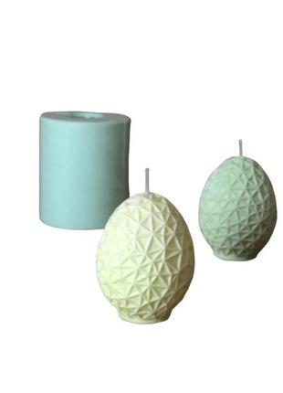 Силіконовий молд для свічок і мила великоднє яйце