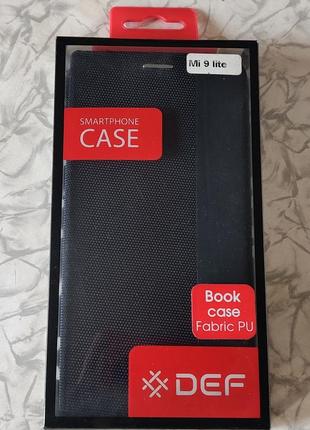 Чохол def xiaomi mi 9 lite book case blue