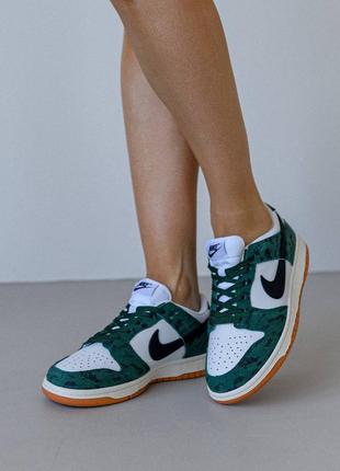 ⭐️жіночі кросівки nike sb dunk low green snake9 фото