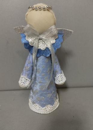 Різдвяний блакитний ангел ручна робота
