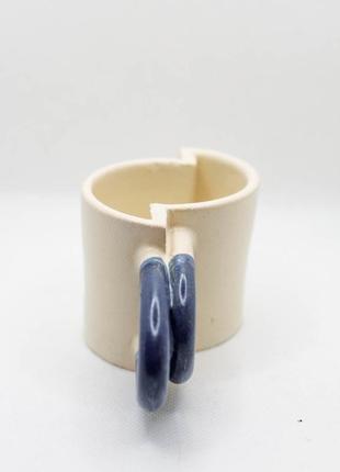 Чашка керамическая деконструированная авторского дизайна2 фото