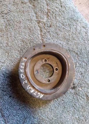 Шкив коленвала 2,0 бензин x20xev опель астра зафира вектра разборка opel astra zafira vectra