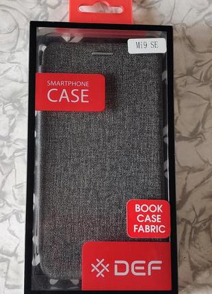 Чехол def def xiaomi mi 9 se book case gray se book case gray