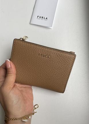 Кошелек кожаный коричневый furla