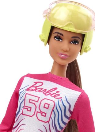 Лялька брюнетка гірськолижниця . barbie winter sports para alpine skier.6 фото