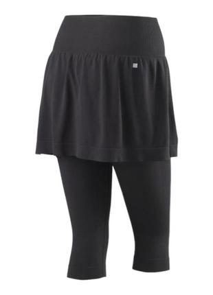 Юбка-лосины женские wilson smls capri capri skort w черный s (wra808401 s)2 фото