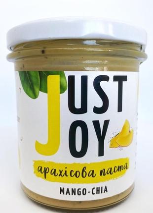 Арахисовая паста just joy с манго + семена чиа