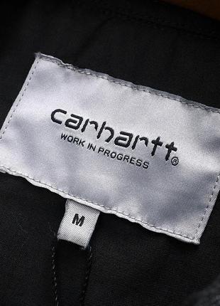 Рубашка carhartt синяя серая5 фото