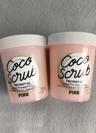 Скраб кокосовий victoria's secret pink coco scrub 283 г