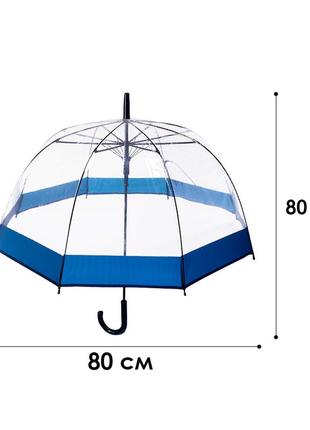 Парасолька rst rst3466a blue прозора підліткова 15 шт.4 фото
