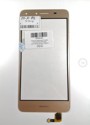Сенсор (тачскрін) huawei y5 ii (кун-u29/cun-l21)/honor 5/honor play 5 золотий