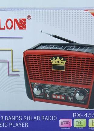 Радиоприемник solar golon rx-455 на солнечной батарее