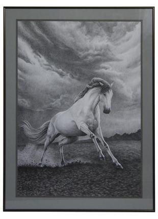 Картина "лошадь", графика1 фото