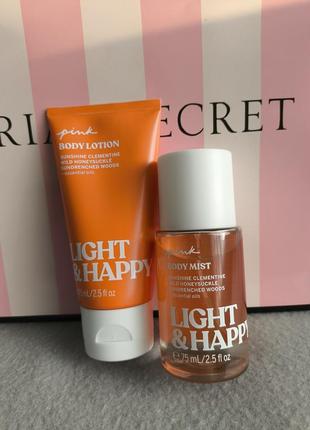 Міні-набір міст+лосьйон victoria's secret pink