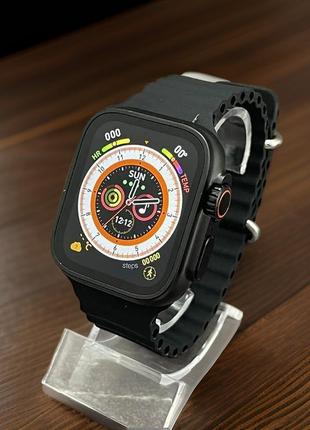 Повний контроль та стильний дизайн: розумний годинник smart watch x8 ultra max 49мм у чорному кольор