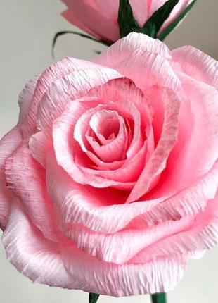 Веточка розовых роз ручной работы9 фото