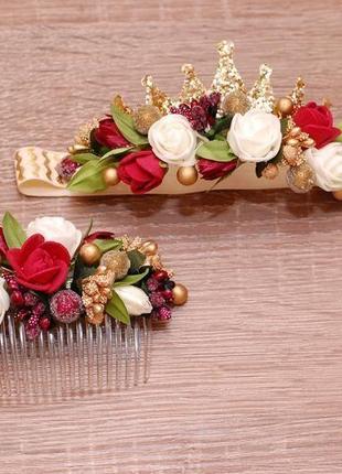 Стильний комплект прикрас для мами і доньки на фотосесію