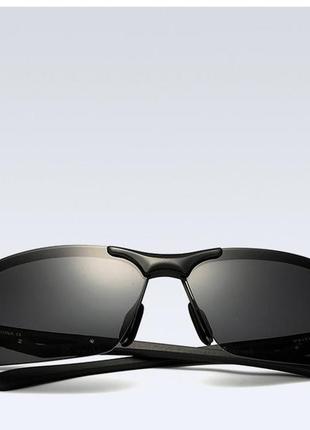 Окуляри чоловічі сонцезахисні поляризовані veithdia чорні 6591/02