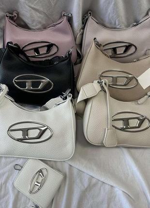 Жіноча сумка diesel, сумка дизель, крос-боді, брендова сумка, модна сумка, сумка на плече