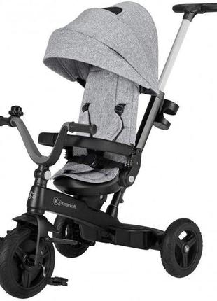 Триколісний велосипед kinderkraft twipper grey (krtwip00gry0000)