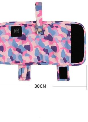 Портативный usb подогреватель для детской бутылочки 5v usb camouflage pink4 фото