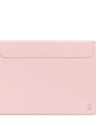 Чохол папка wiwu skin pro ii bag захисний чохол з екошкіри для macbook pro і air 13.3" brown