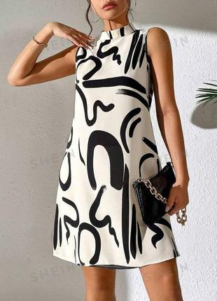Жіноча літня сукня 66/9/0026 плаття софт вільного крою сарафан  (42-44; 46-4  розміри)
