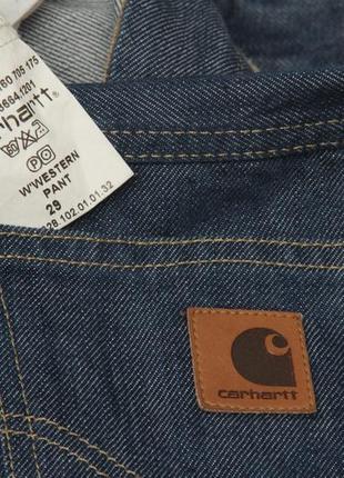 Carhartt wip 29 джинсовые шорты хлопок +30% лиоцела7 фото