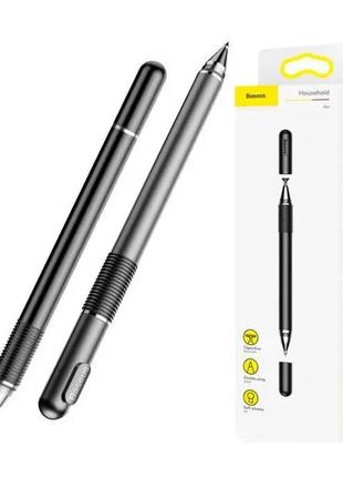 Стилус для телефону і планшета baseus golden cudgel capacitive stylus pen  acpcl-01 black