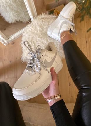 Зимние кроссовки nike air force 1 af1 low winter reflective кросівки5 фото