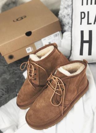 Ugg neumel brown ugg чоботи уггі