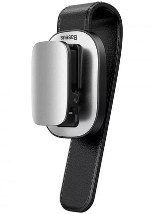 Автомобильные держатель для очков baseus platinum vehicle eyewear clip black acyjn-b0s